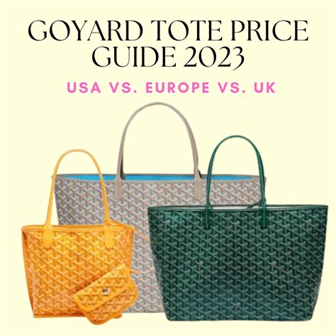 average price of a goyard bag|goyard hobo bag price 2023.